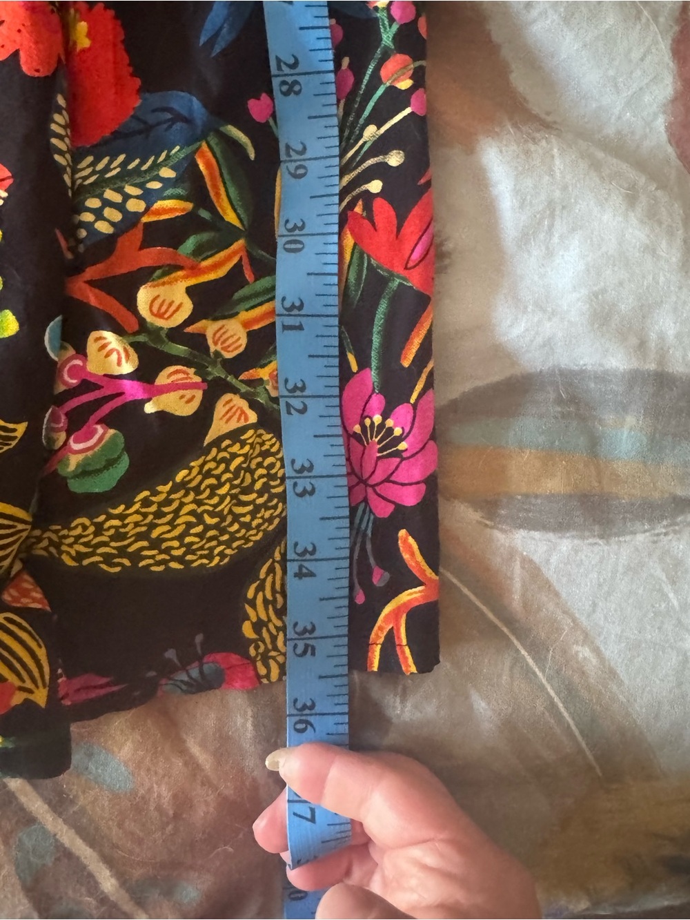 Natural Life Women’s Black Floral Print Sundress with Pink & Yellow Accents - Picture 6 of 6